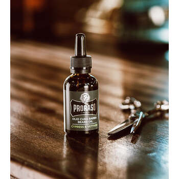 Cypress & Vetyver Beard Oil - Olej na bradu s cyprom a vetiverom